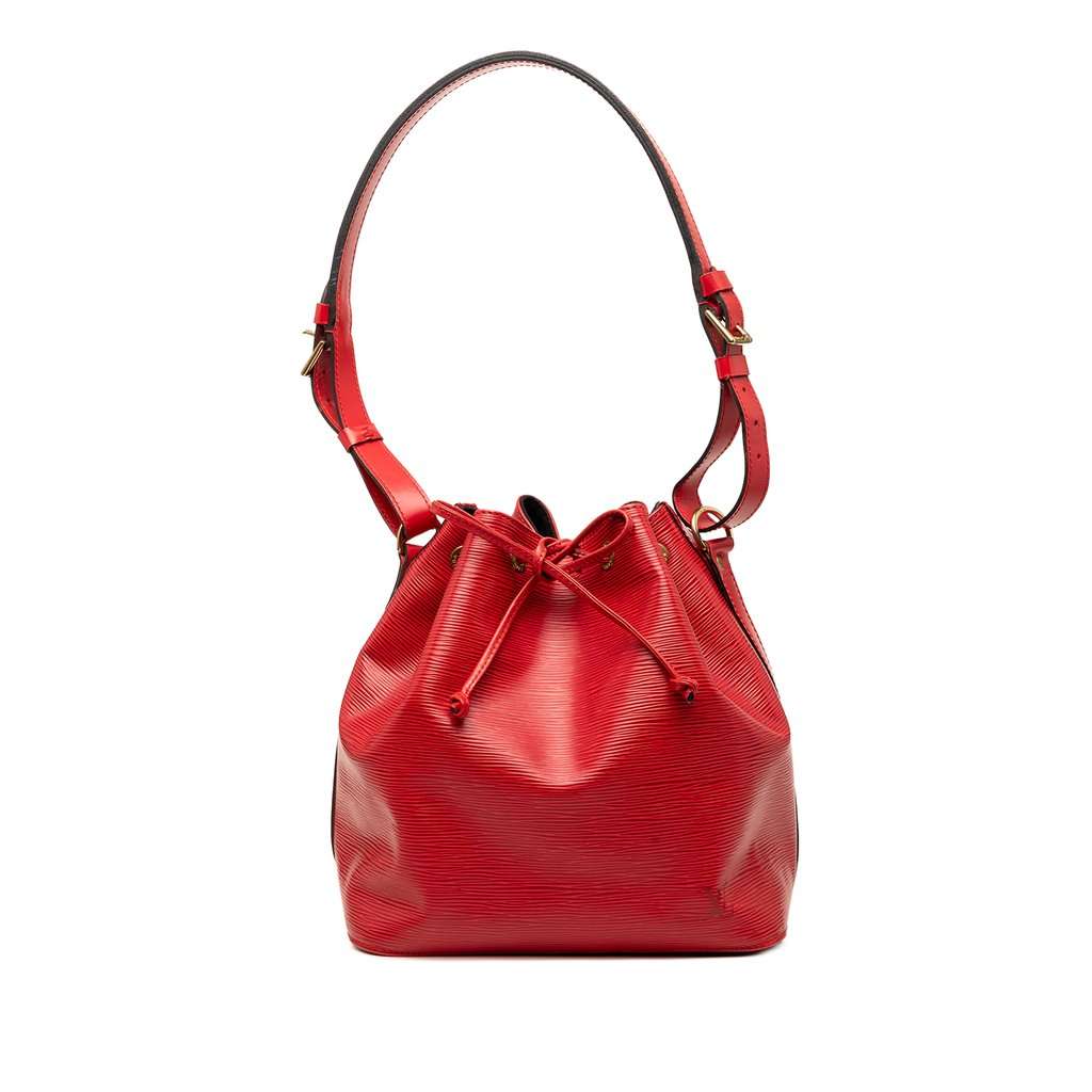 Louis Vuitton Epi Petit Noe Red Leather Very good - Front View