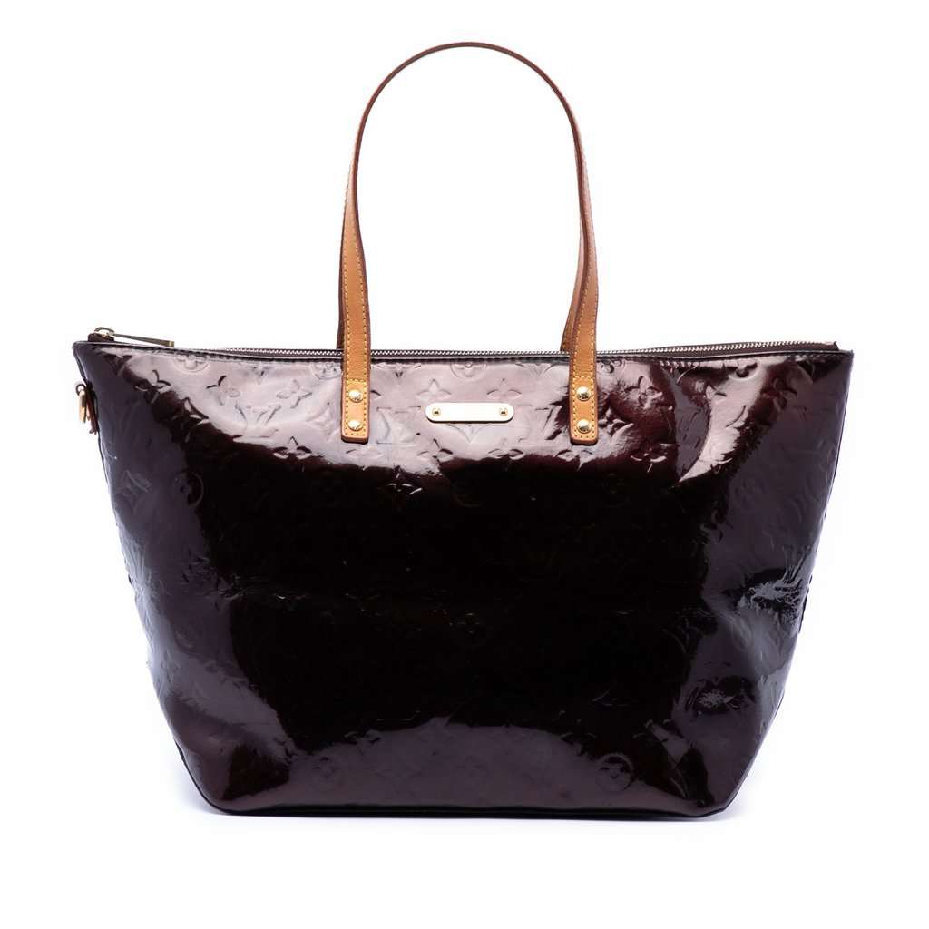 Louis Vuitton Monogram Vernis Bellevue GM Purple Leather Very good - Front View