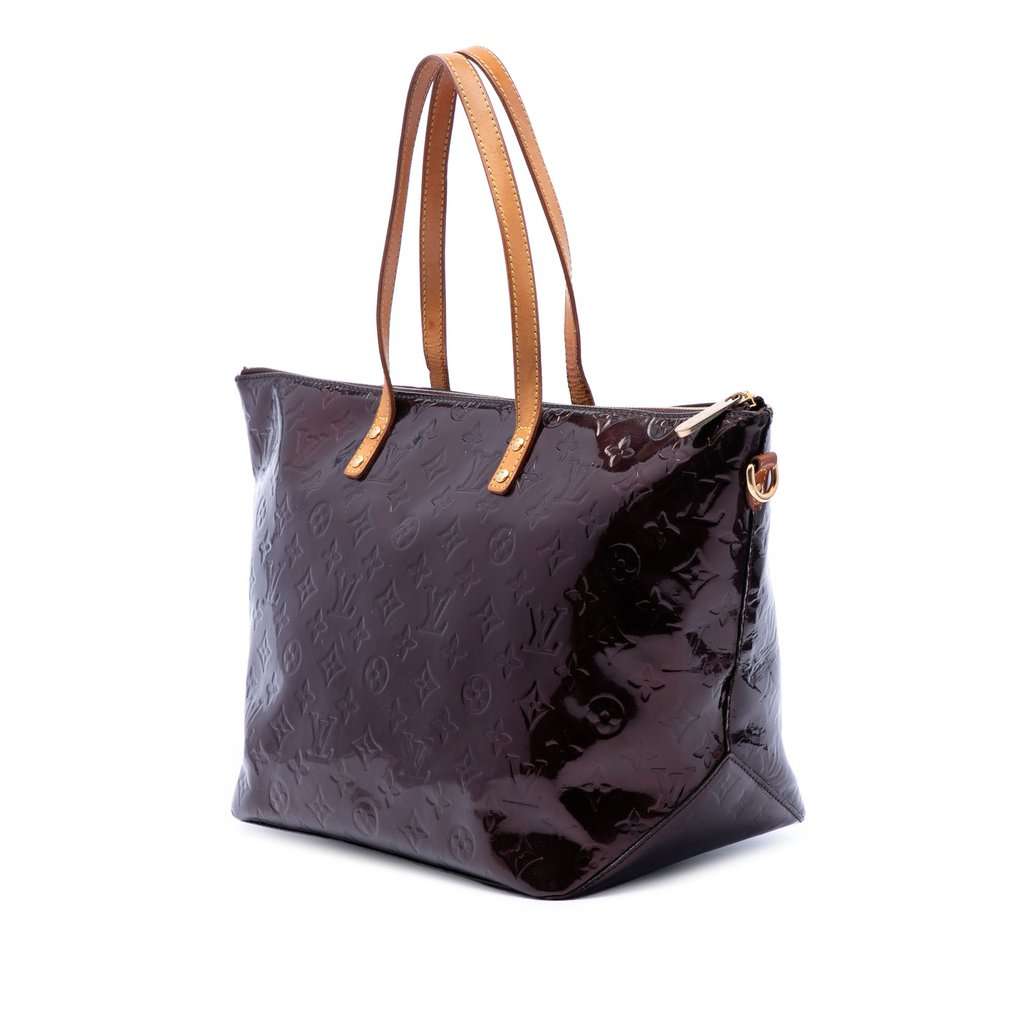 Louis Vuitton Monogram Vernis Bellevue GM Purple Leather Very good - Back View