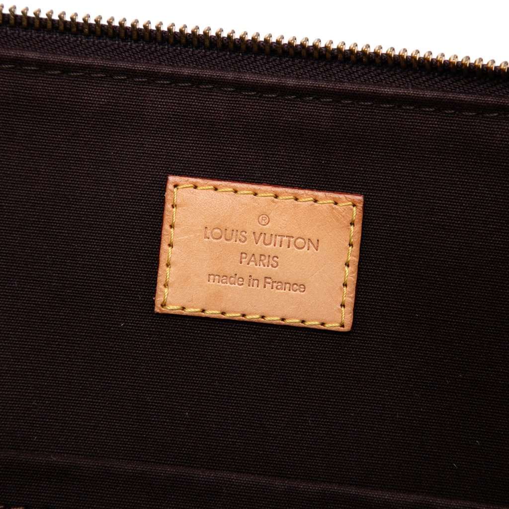 Louis Vuitton Monogram Vernis Bellevue GM Purple Leather Very good - Box View