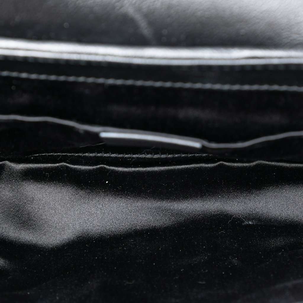 Gucci Small GG Marmont Matelasse Diagonal Sequin and Leather Torchon Shoulder Bag Black Very good condition - Model View