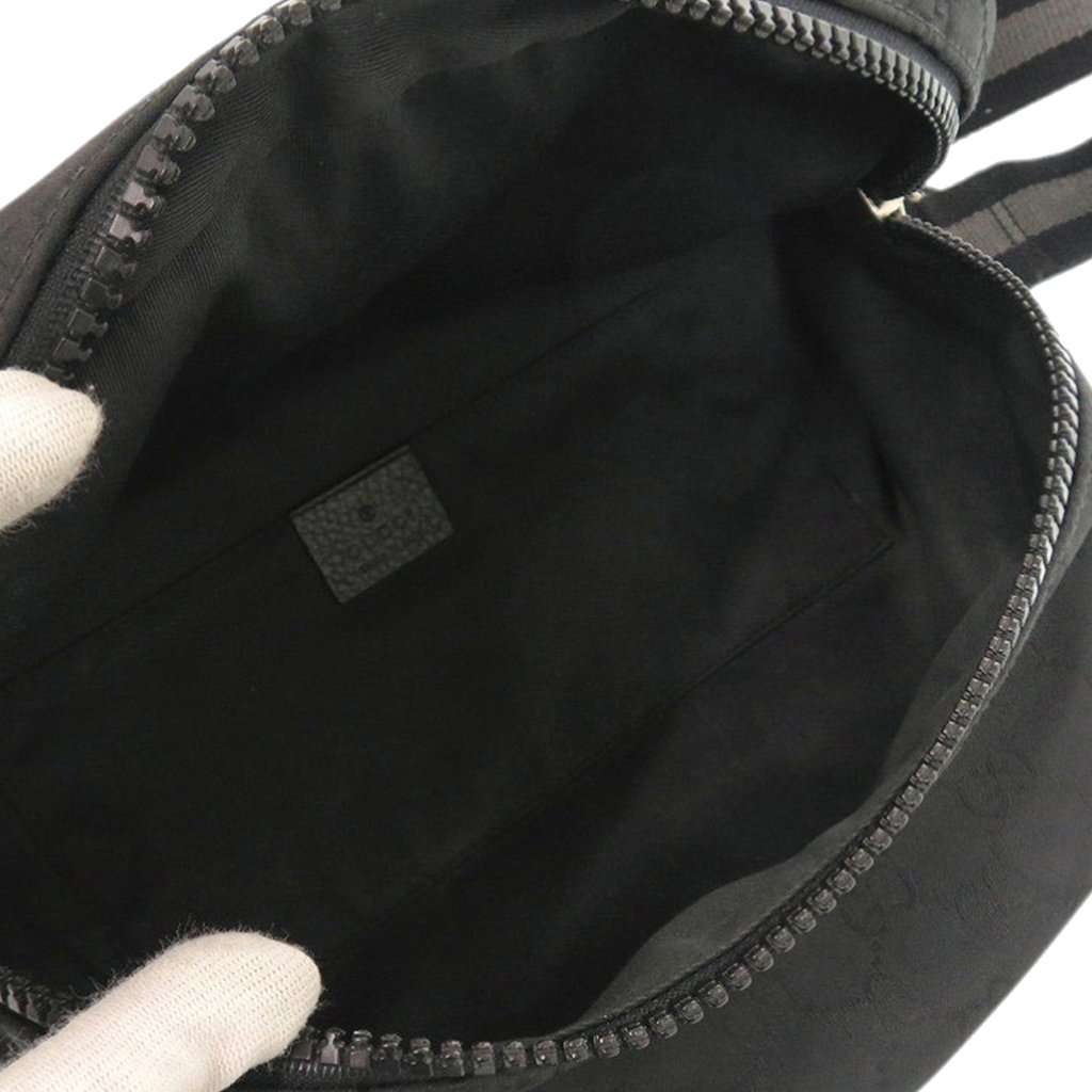 Gucci GG Nylon Web Belt Bag Black Very good - Inside View