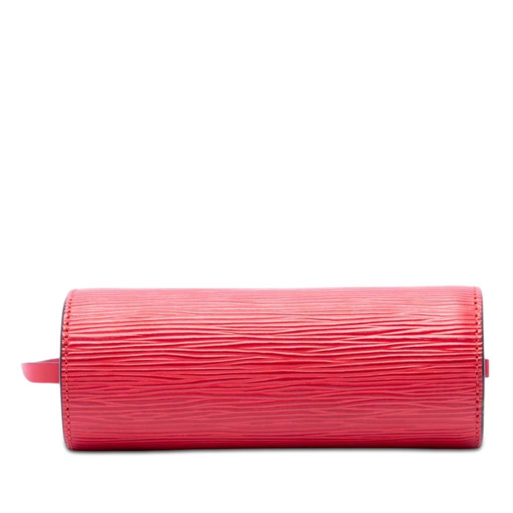 Louis Vuitton Epi Pochette Soufflot Red Leather Very good condition - Inside View