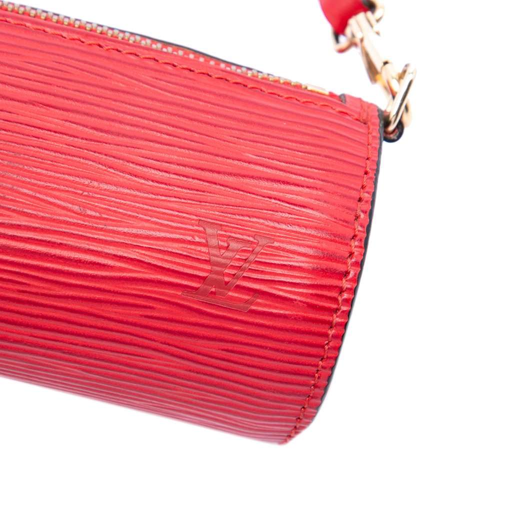 Louis Vuitton Epi Pochette Soufflot Red Leather Very good condition - Box View