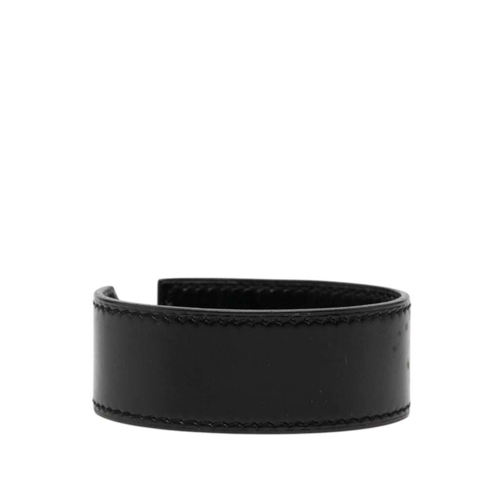 Hermès Leather Artemis Bracelet Black Leather Very good condition - Inside View