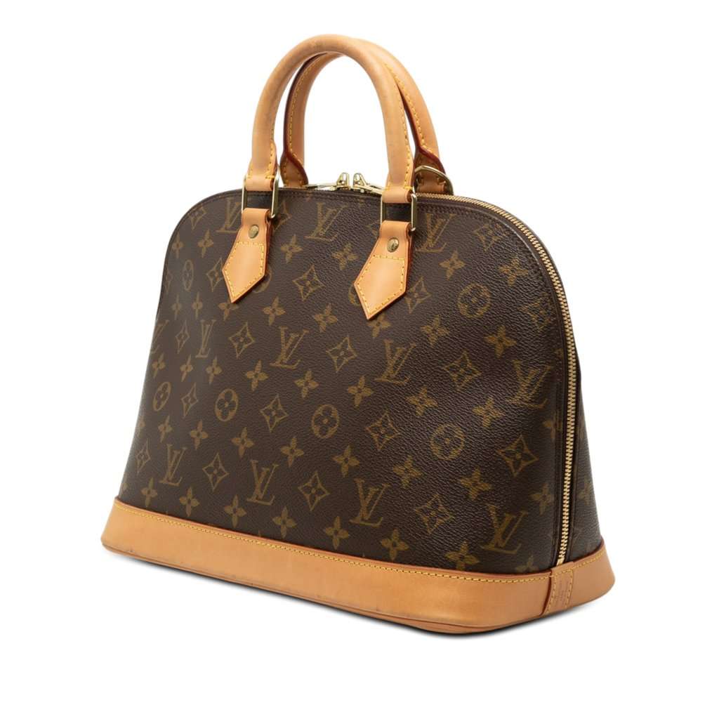 Louis Vuitton Monogram Alma PM Brown Very good condition - Back View