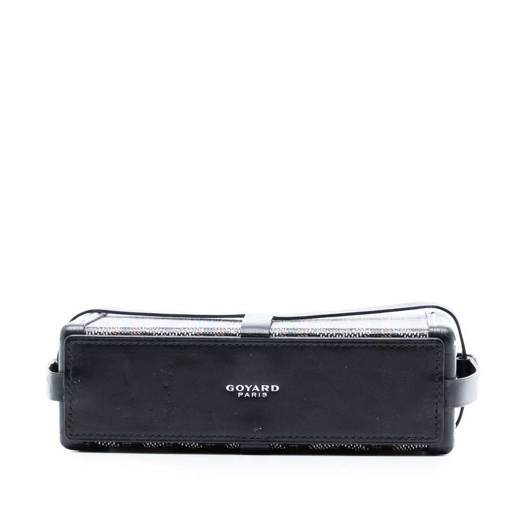 Goyard Goyardine Minaudiere Trunk Bag Black Very good condition - Inside View