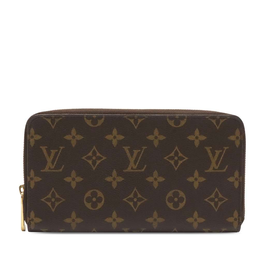 Louis Vuitton Monogram Zippy Organizer Wallet Brown Very good - Front View