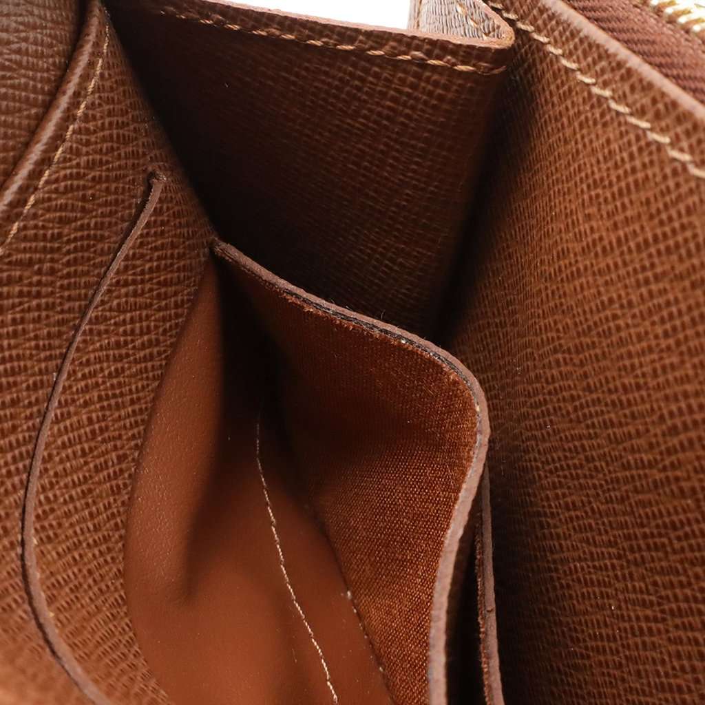Louis Vuitton Monogram Zippy Organizer Wallet Brown Very good - Inside View