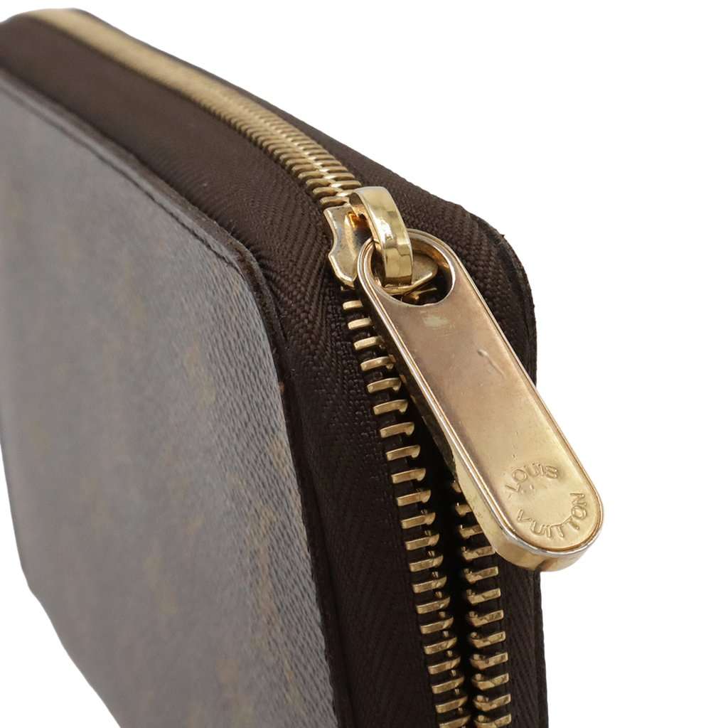 Louis Vuitton Monogram Zippy Organizer Wallet Brown Very good - Box View