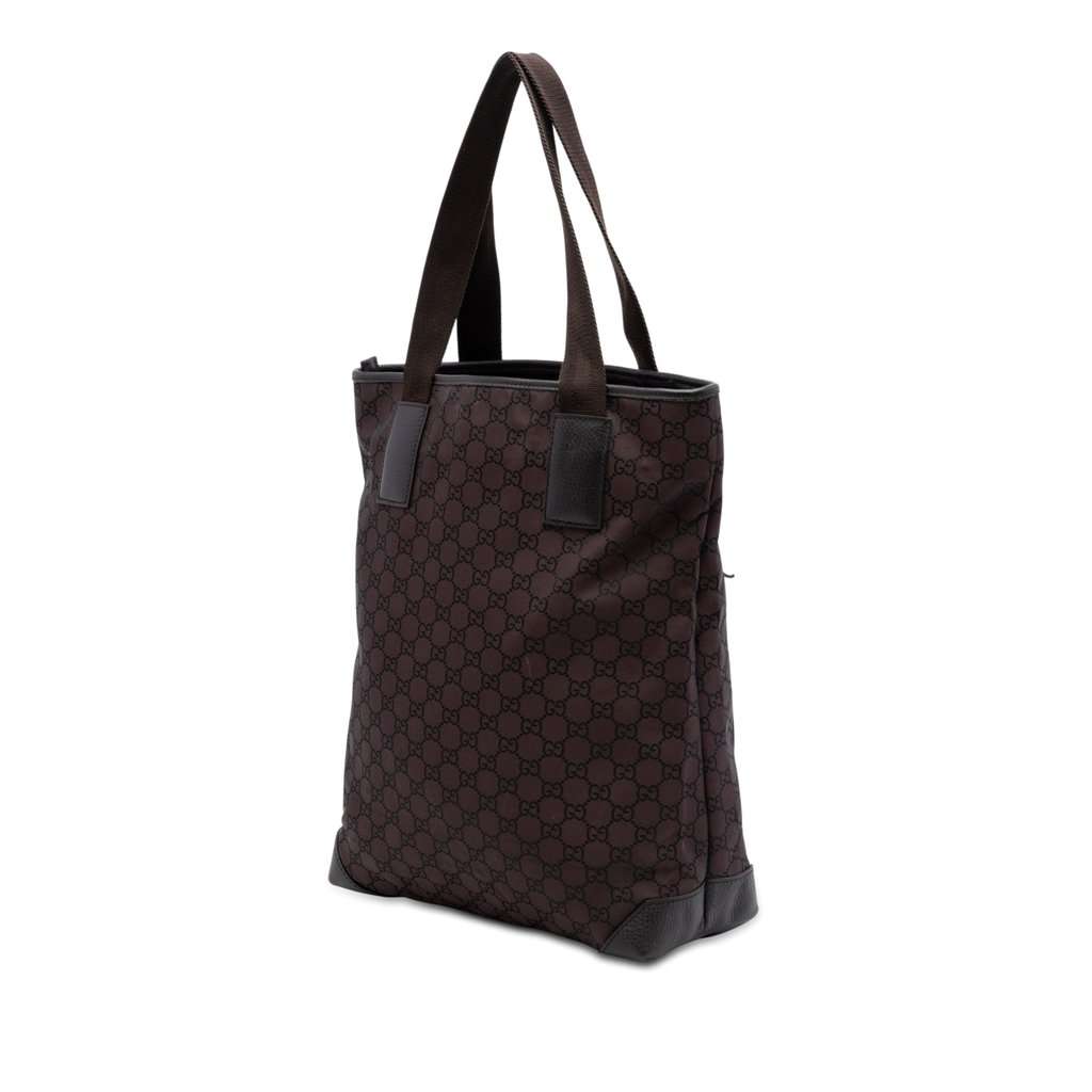 Gucci GG Canvas Tote Brown Very good condition - Back View