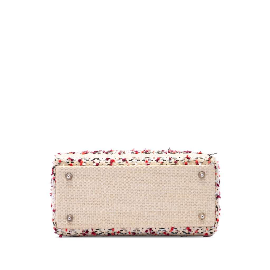 Dior Medium Woven Raffia Lady Dior Beige Very good condition - Inside View