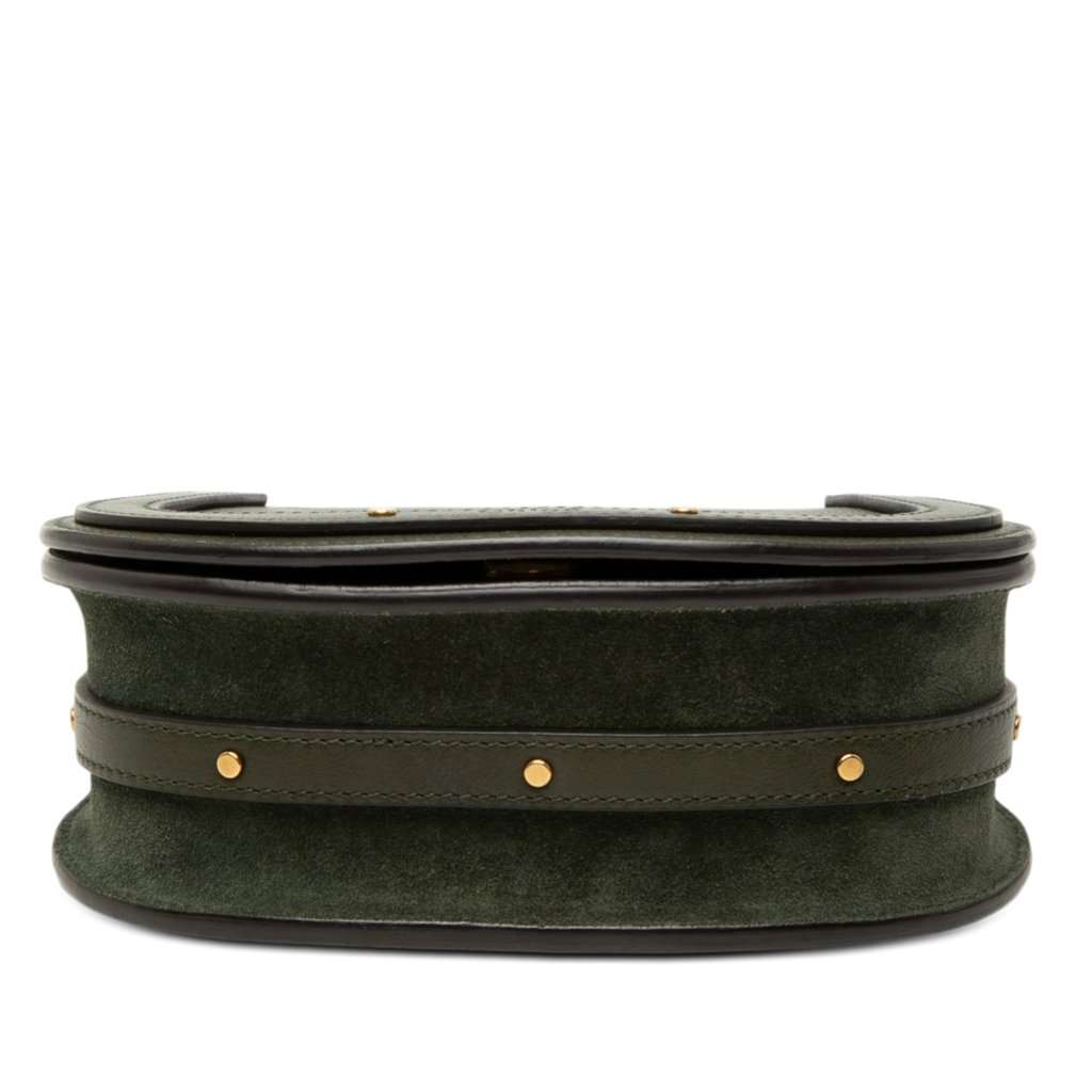 Chloé Small Leather Nile Bracelet Satchel Green Leather Very good condition - Inside View