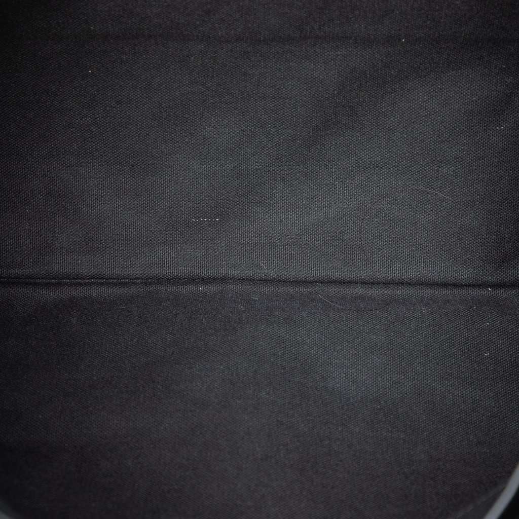 Burberry House Check Trimmed Leather Big Crush Convertible Tote Black Leather Very good - Model View