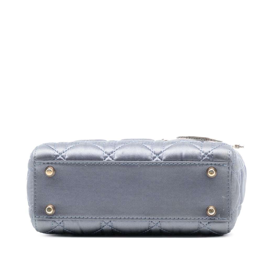 Dior Mini Satin Cannage Swarovski Crystal Lady Dior Other Very good condition - Inside View
