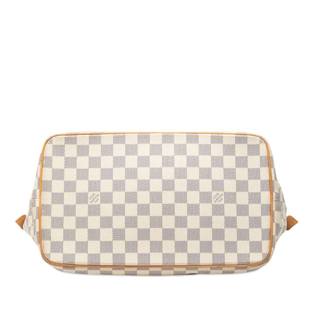 Louis Vuitton Damier Azur Saleya MM White Very good - Inside View