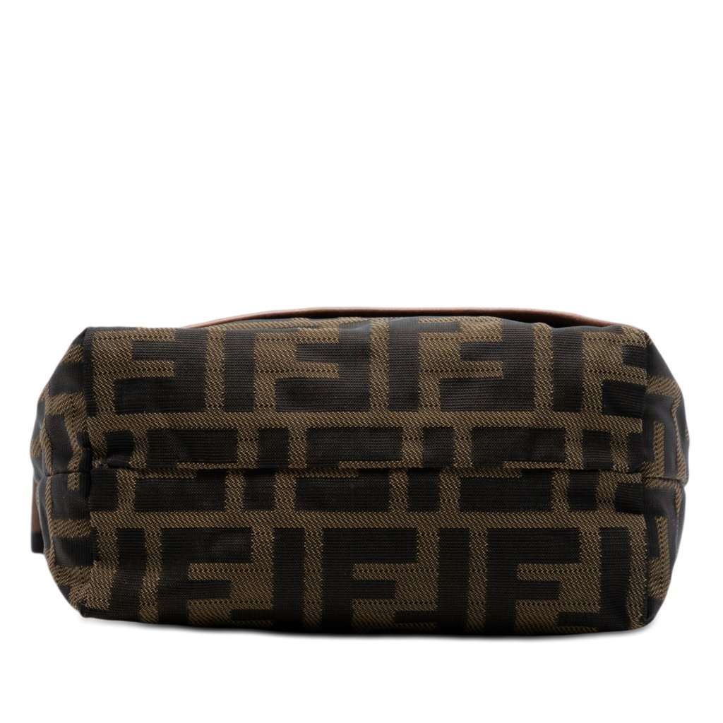 Fendi Mini FF Zucca Canvas Crossbody Brown Very good condition - Inside View