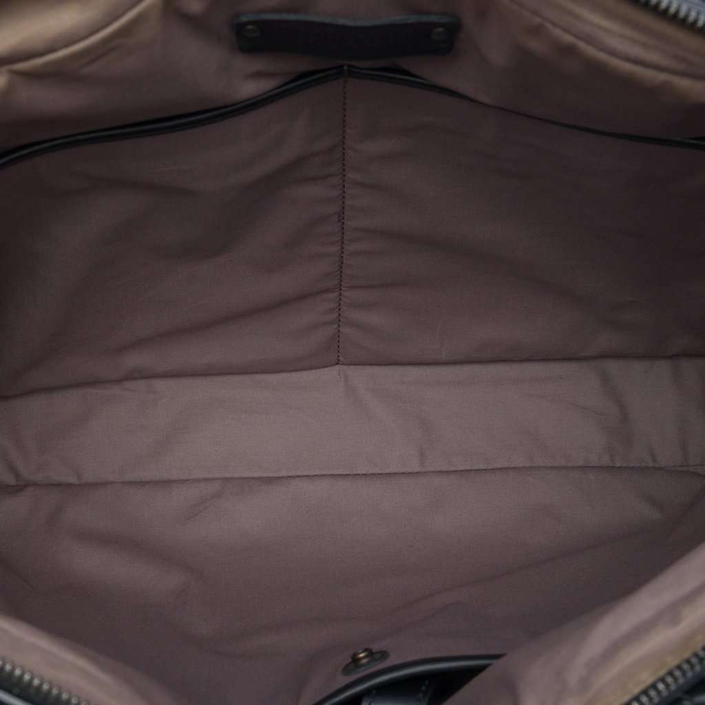 Bottega Veneta Nappa Intrecciato Business Bag Black Leather Very good - Model View