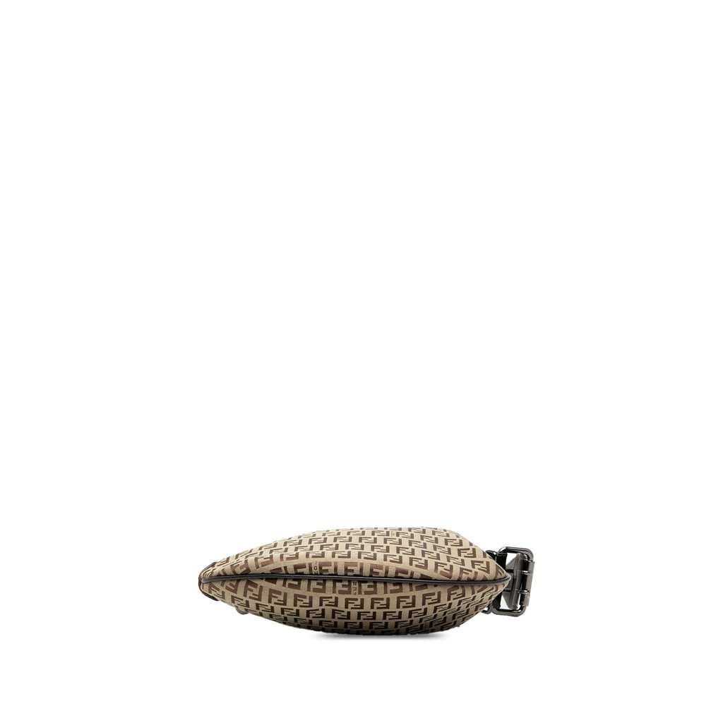 Fendi Zucchino Oyster Shoulder Bag Beige Good condition - Inside View