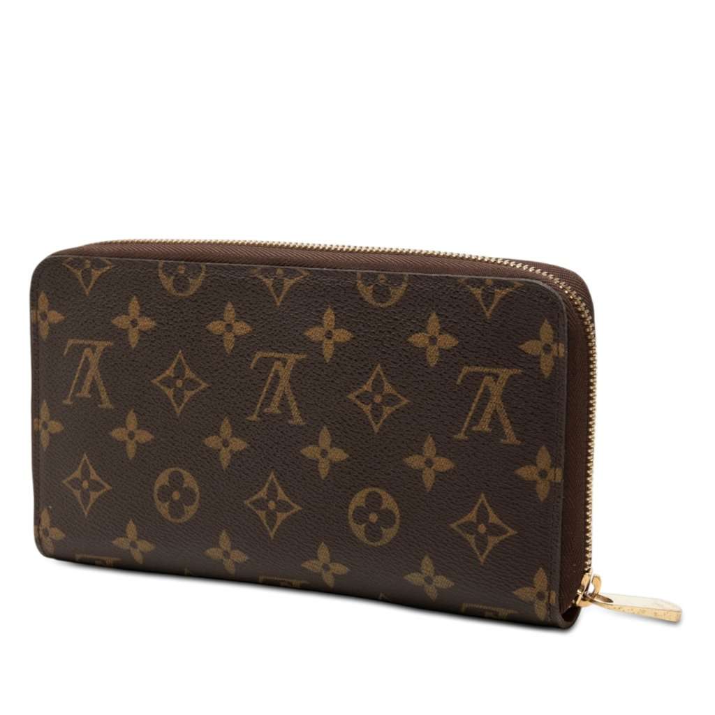 Louis Vuitton Monogram Zippy Organizer Wallet Brown Very good condition - Back View