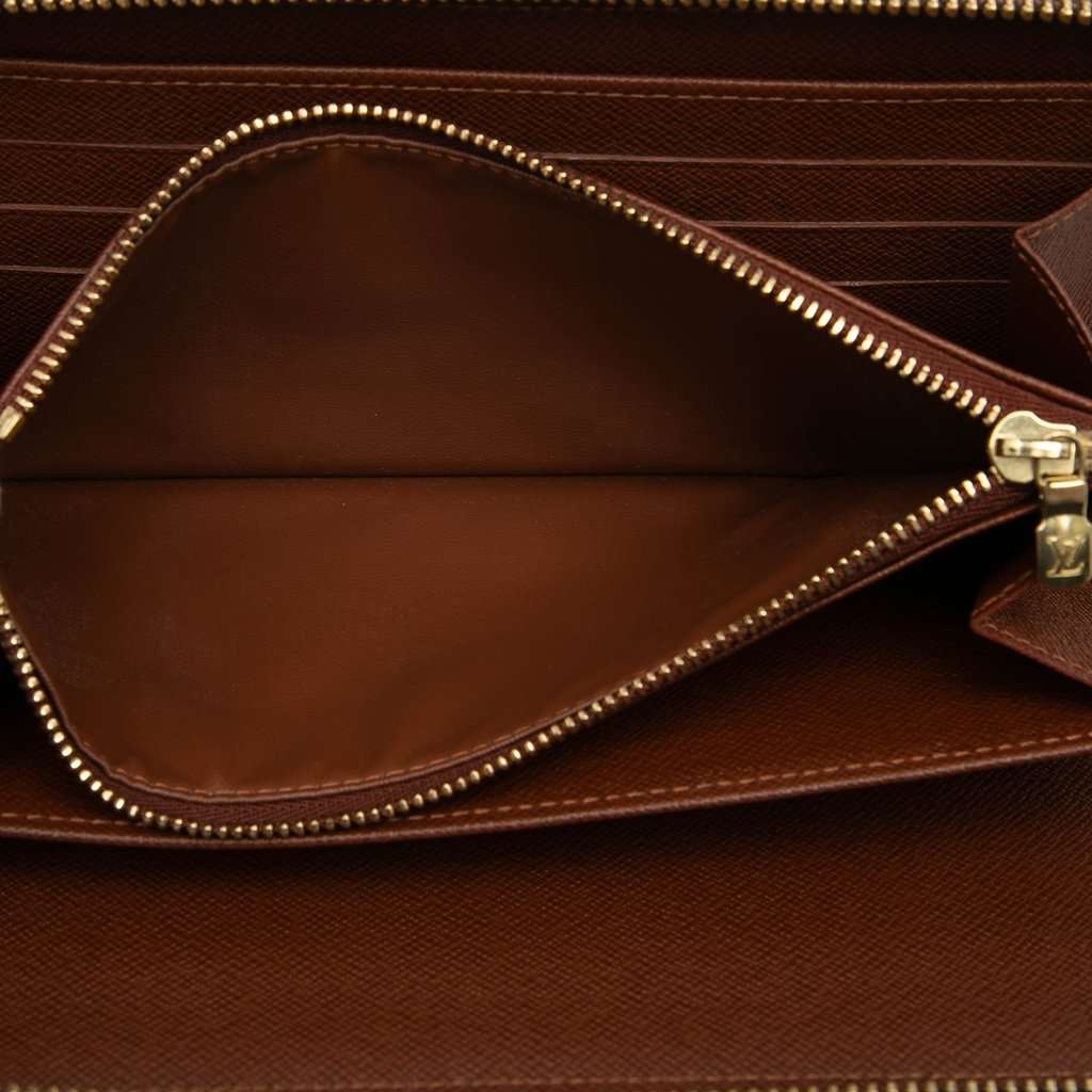 Louis Vuitton Monogram Zippy Organizer Wallet Brown Very good condition - Box View
