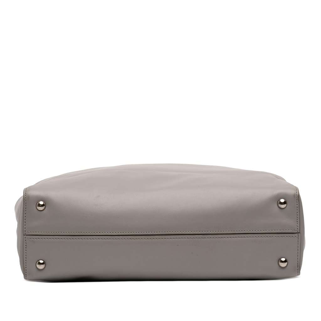 Miu Miu Vitello Soft Calf Tote Grey Leather Very good condition - Inside View