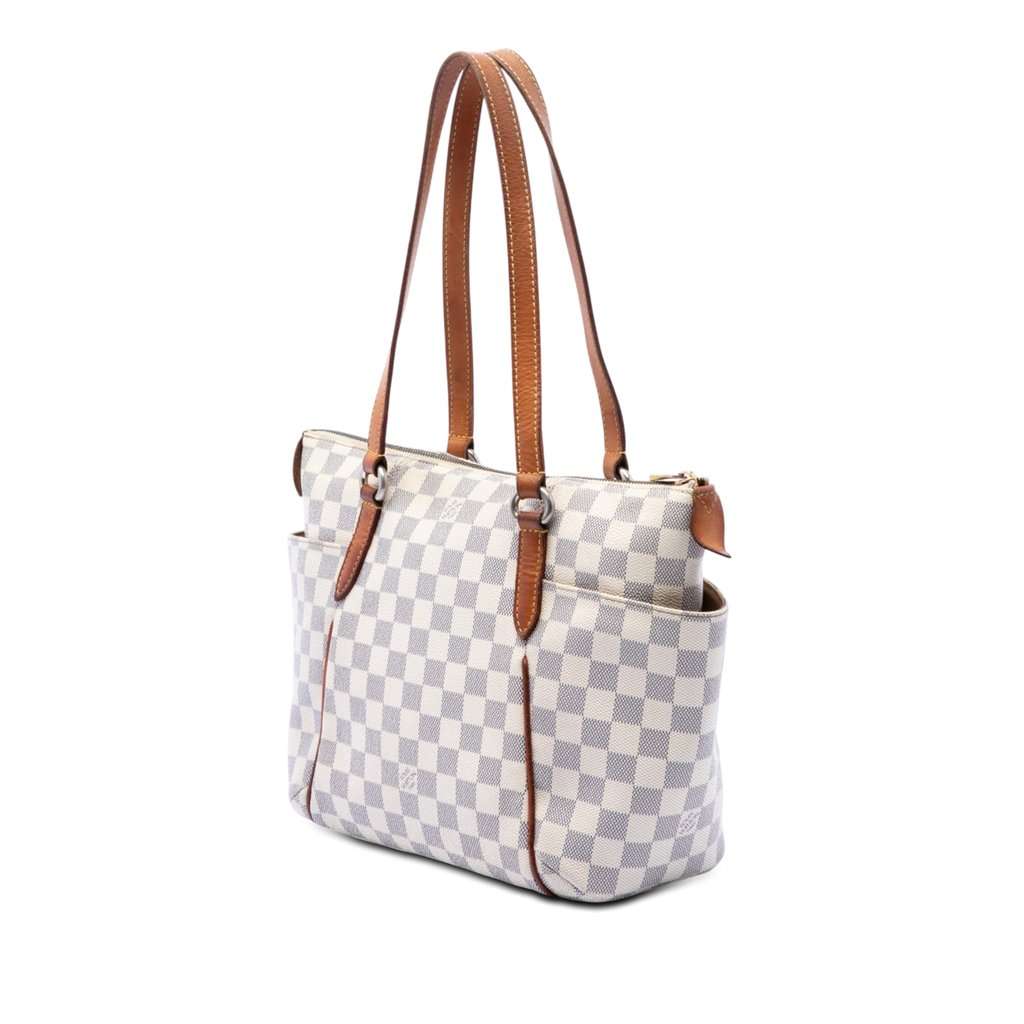 Louis Vuitton Damier Azur Totally PM White Very good condition - Back View