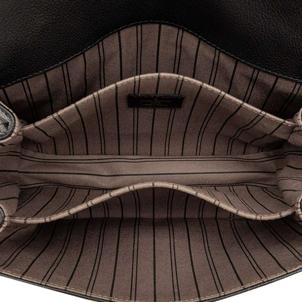 Louis Vuitton Monogram Empreinte Pochette Metis Black Leather Very good - Model View