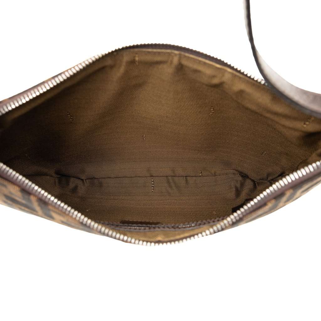 Fendi Zucca Canvas Shoulder Bag Brown Very good condition - Model View