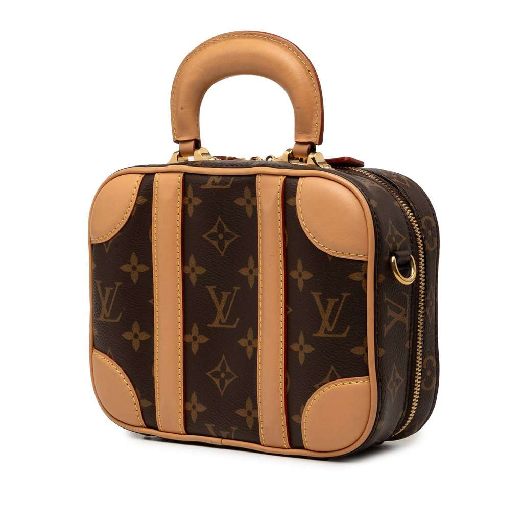 Louis Vuitton Monogram Valisette BB Brown Very good condition - Back View