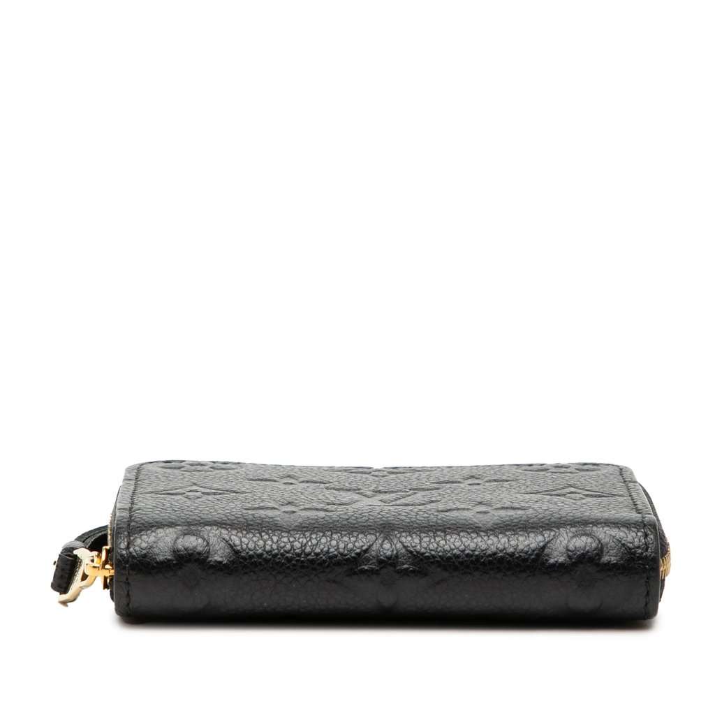 Louis Vuitton Monogram Empreinte Zippy Coin Pouch Black Leather Very good - Inside View
