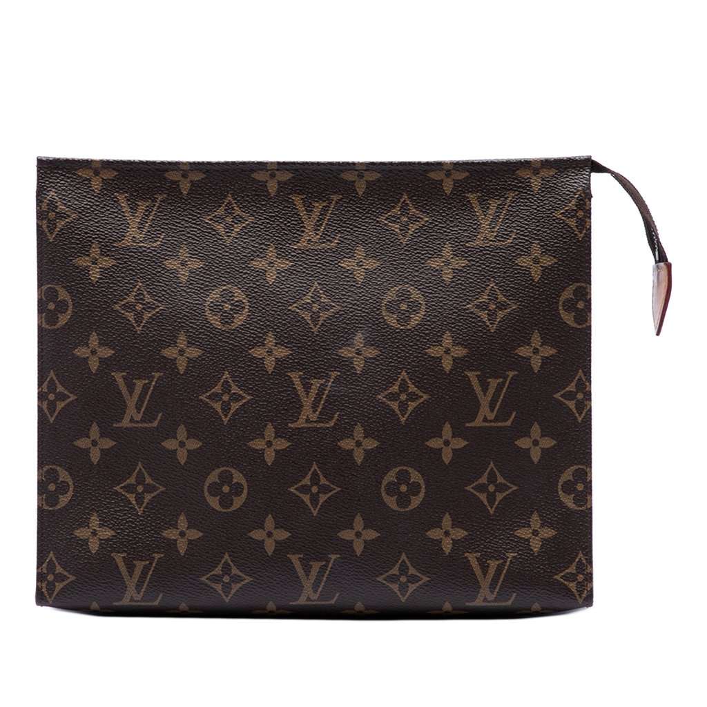 Louis Vuitton Monogram Toiletry Pouch 26 Brown Very good - Front View