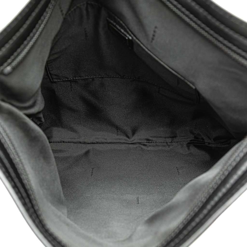 Fendi Zucchino Canvas Crossbody Black Very good - Model View