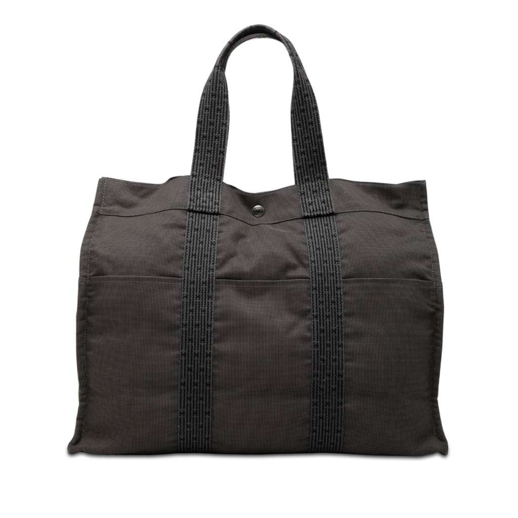Hermès Canvas Herline GM Brown Very good condition - Front View