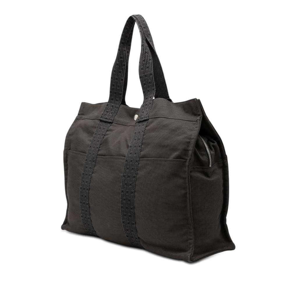 Hermès Canvas Herline GM Brown Very good condition - Back View