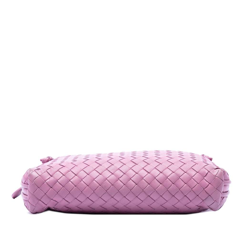 Bottega Veneta Nappa Intrecciato Nodini Crossbody Pink Leather Very good - Inside View