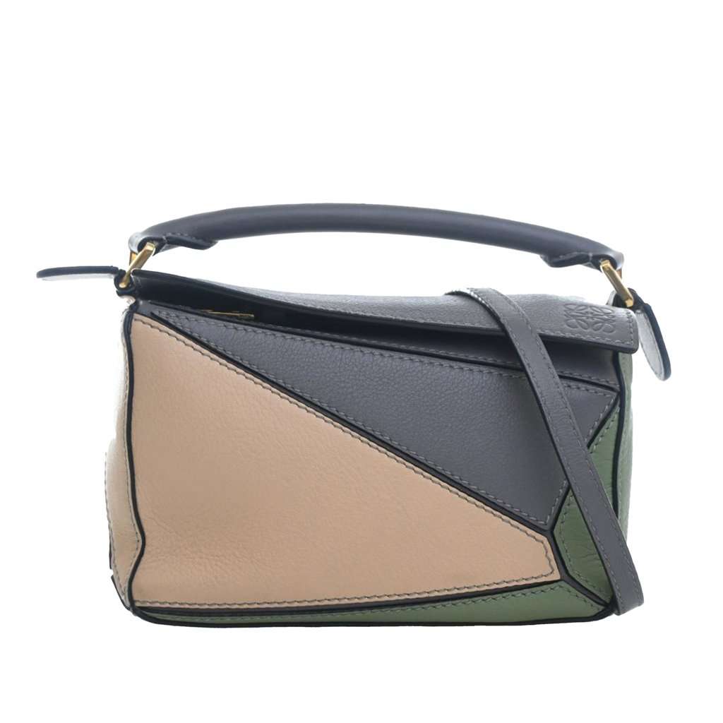 Loewe Mini Tricolor Calfskin Puzzle Satchel Other Leather Very good condition - Front View