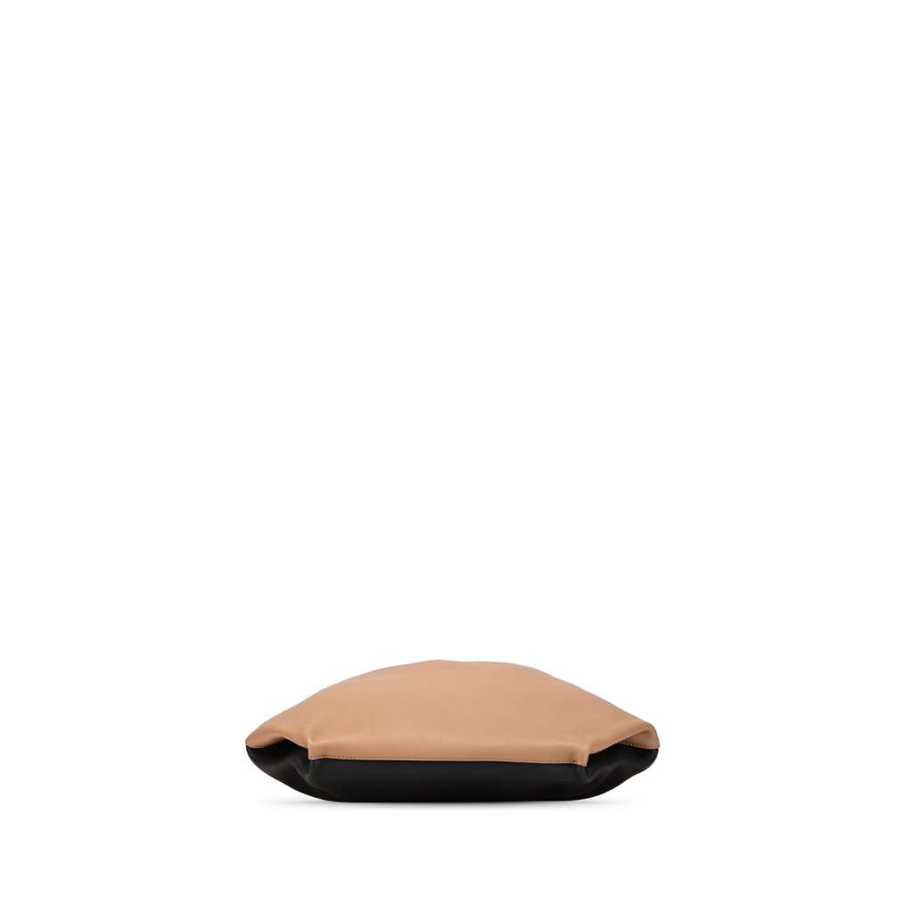 Burberry Bicolor Calfskin Grommet Hobo Brown Leather Very good - Inside View