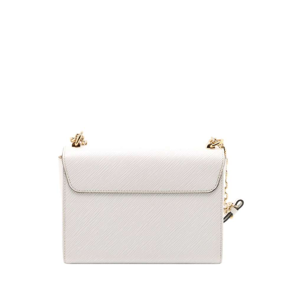 Louis Vuitton Epi Twist MM White Leather Very good condition - Back View