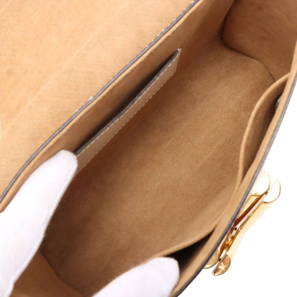 Louis Vuitton Epi Twist MM White Leather Very good condition - Inside View