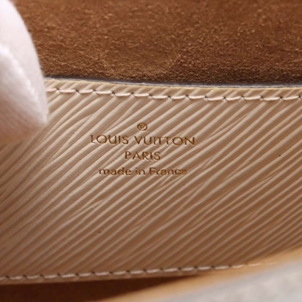Louis Vuitton Epi Twist MM White Leather Very good condition - Box View