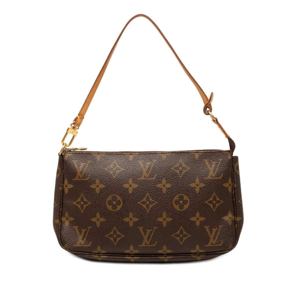 Louis Vuitton Monogram Pochette Accessoires Brown Very good condition - Front View