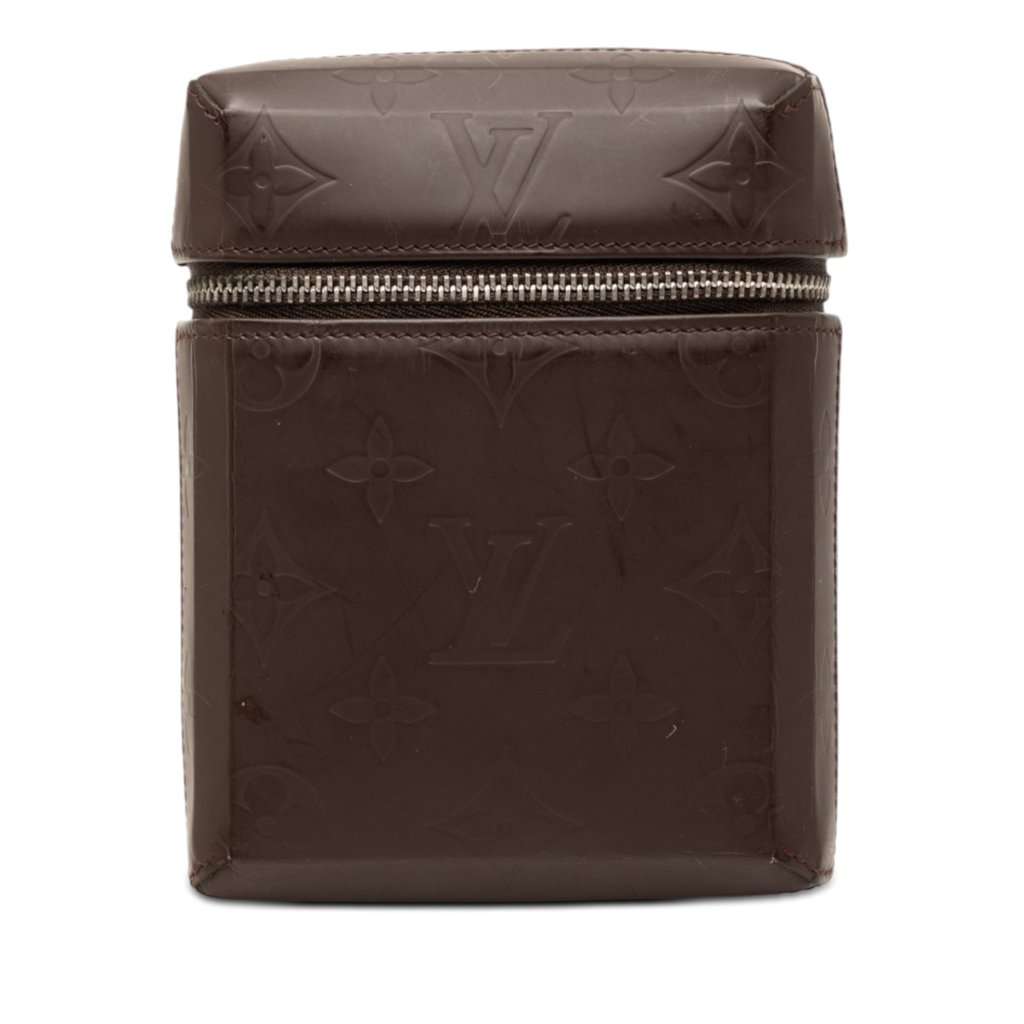 Louis Vuitton Monogram Glace Ray Belt Pouch Brown Leather Very good condition - Front View