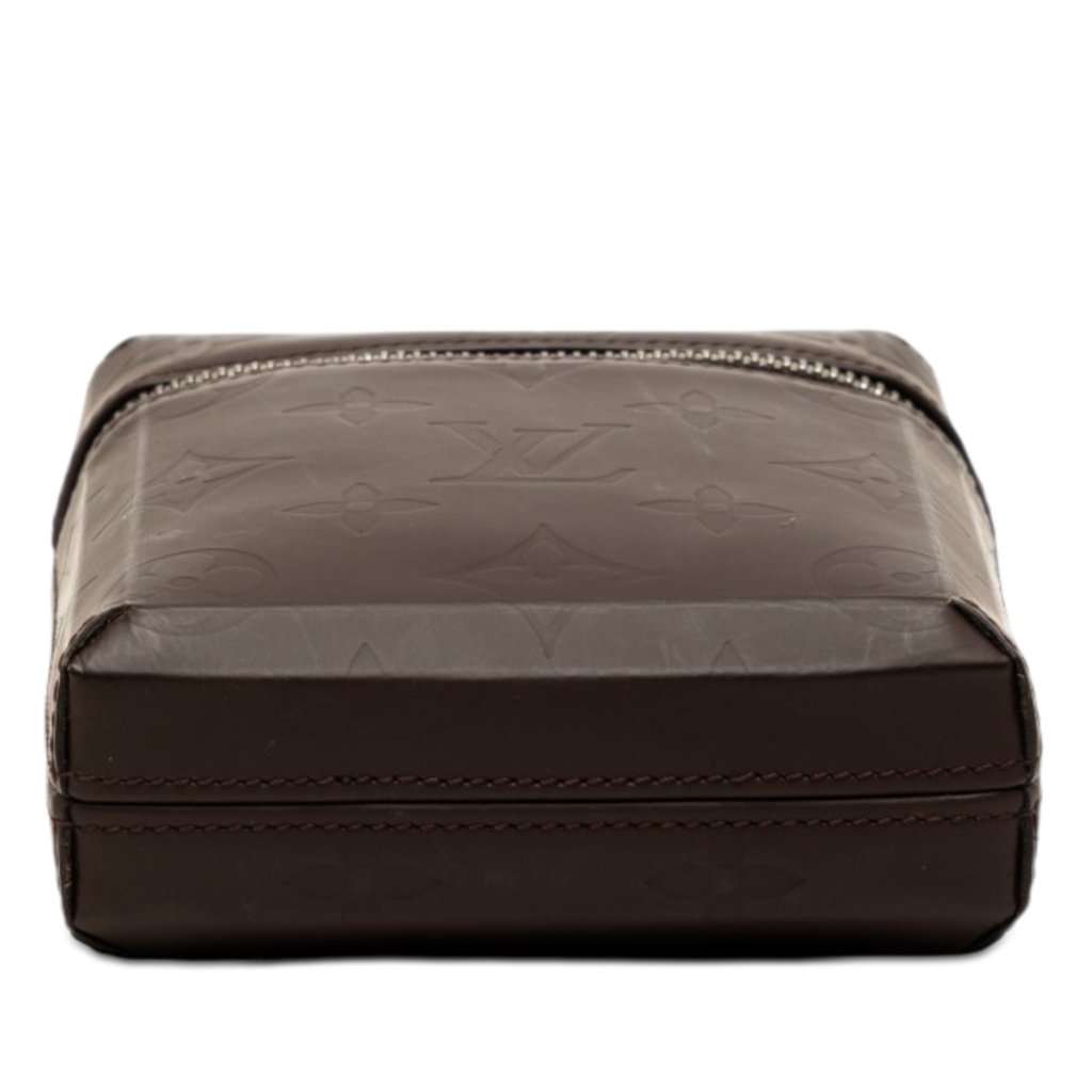 Louis Vuitton Monogram Glace Ray Belt Pouch Brown Leather Very good condition - Inside View