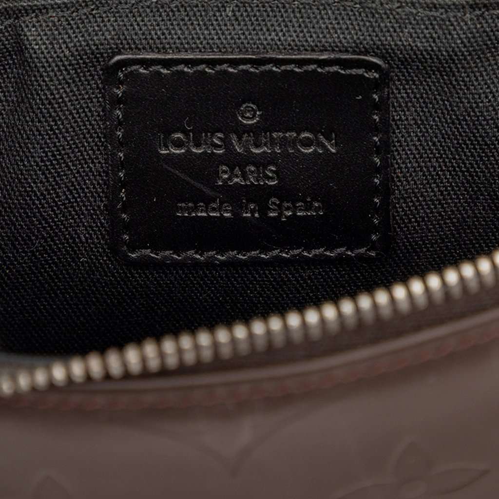 Louis Vuitton Monogram Glace Ray Belt Pouch Brown Leather Very good condition - Box View