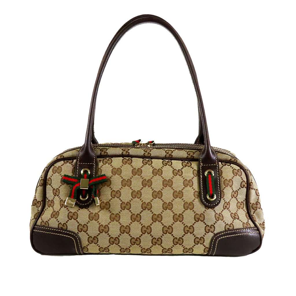 Gucci GG Canvas Princy Shoulder Bag Beige Very good condition - Front View
