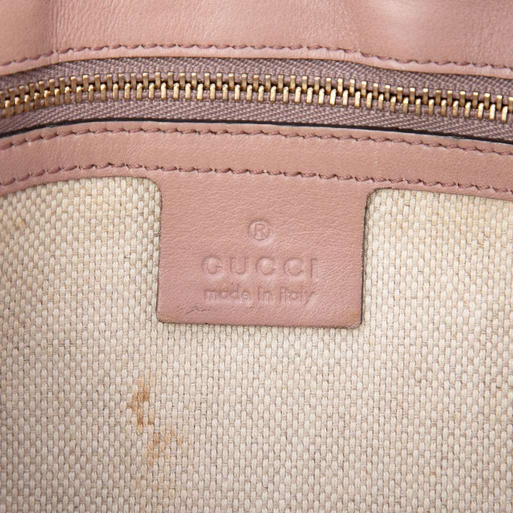 Gucci Medium Patent Soho Chain Flap Crossbody Brown Leather Very good - Box View