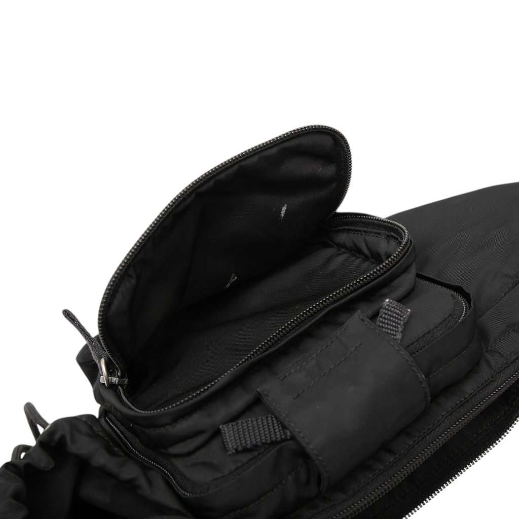 Prada Tessuto Multi Pocket Belt Bag Black Very good condition - Box View