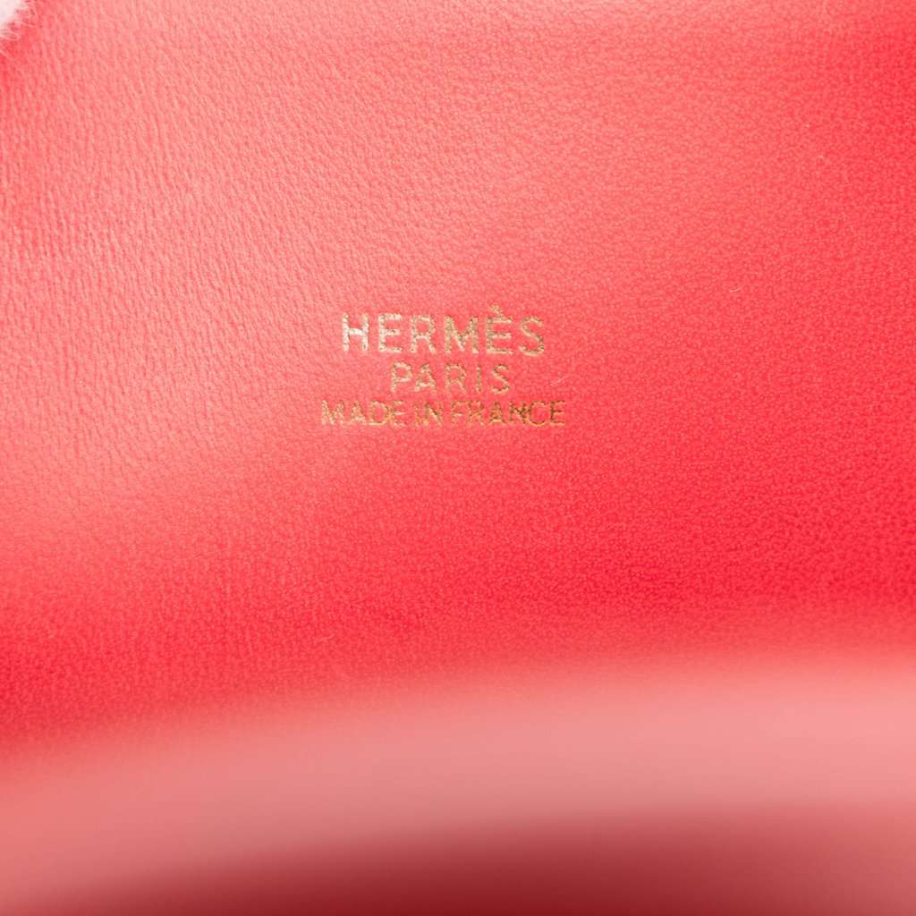 Hermès Courchevel Bolide 37 Red Leather Very good condition - Box View