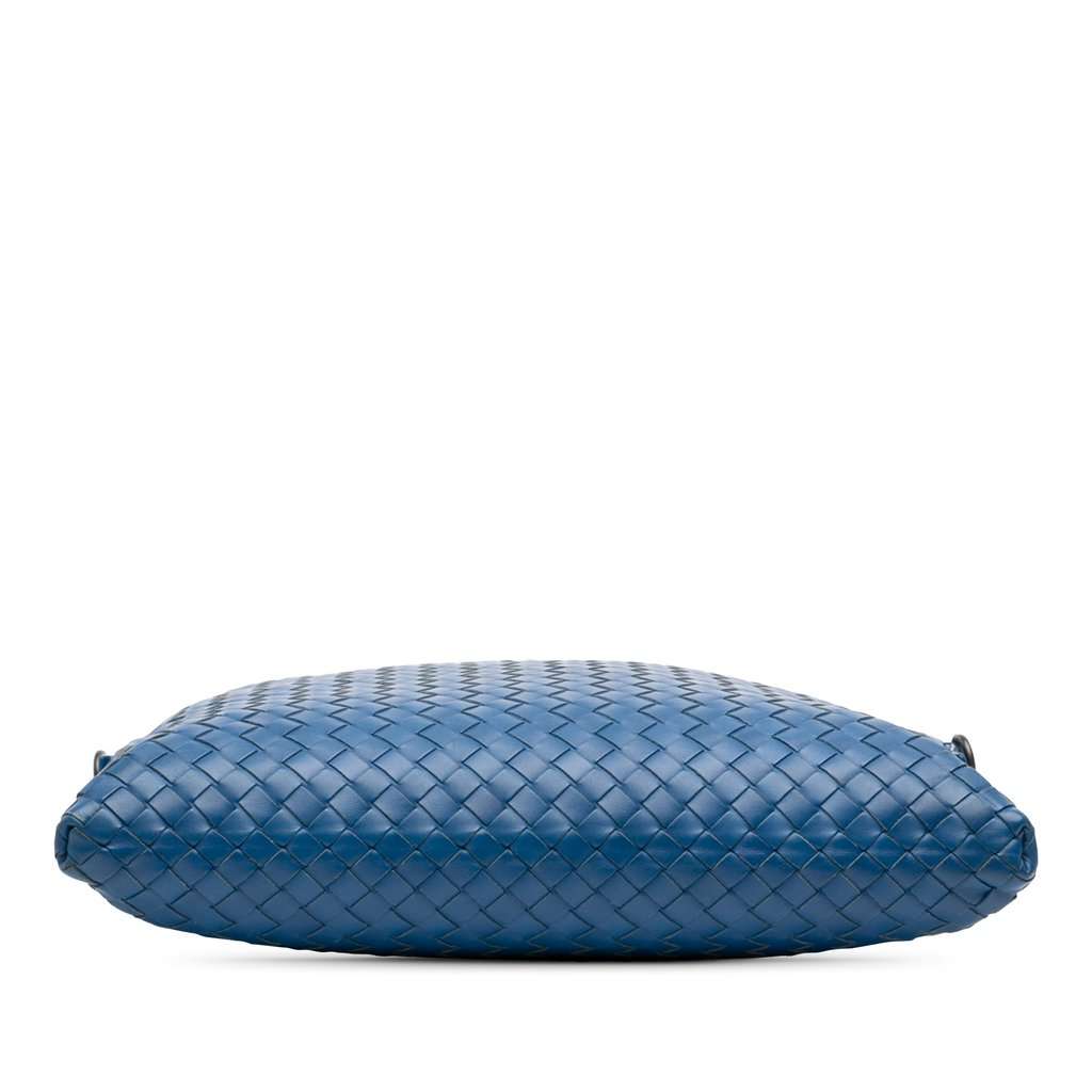 Bottega Veneta Nappa Intrecciato Crossbody Blue Leather Very good - Inside View